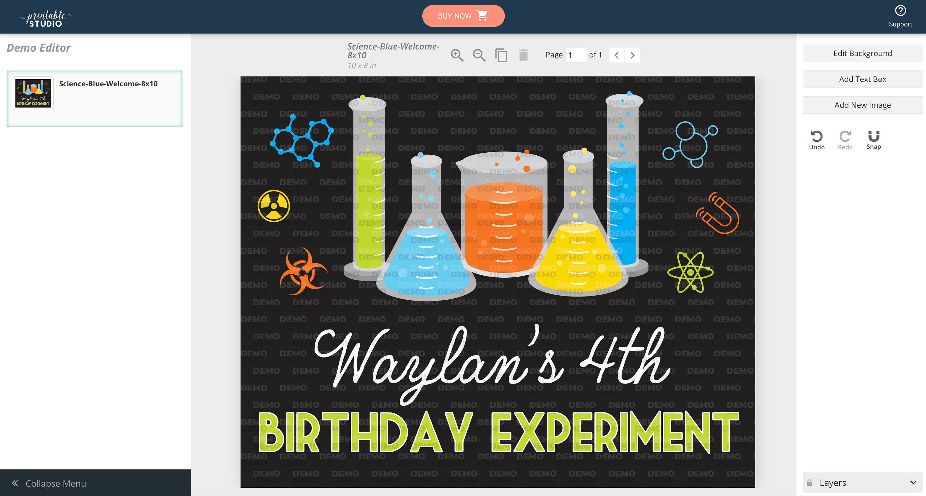 Science Party Welcome Sign - Printable Scientist Party Sign - Science ...