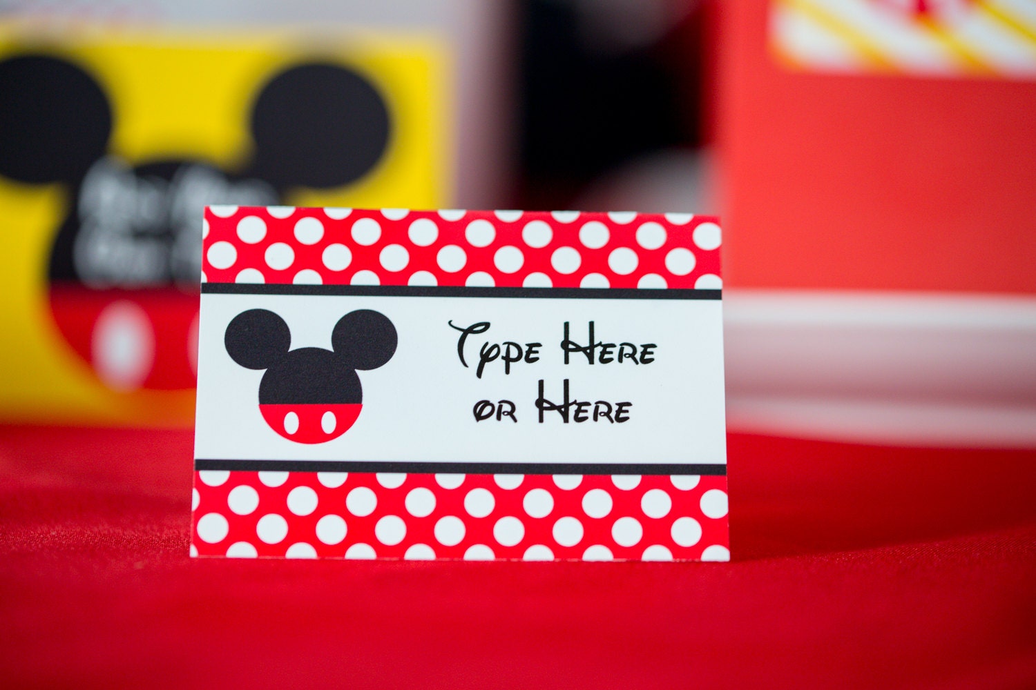 Mickey Mouse Birthday Party • LISA MICHELLE