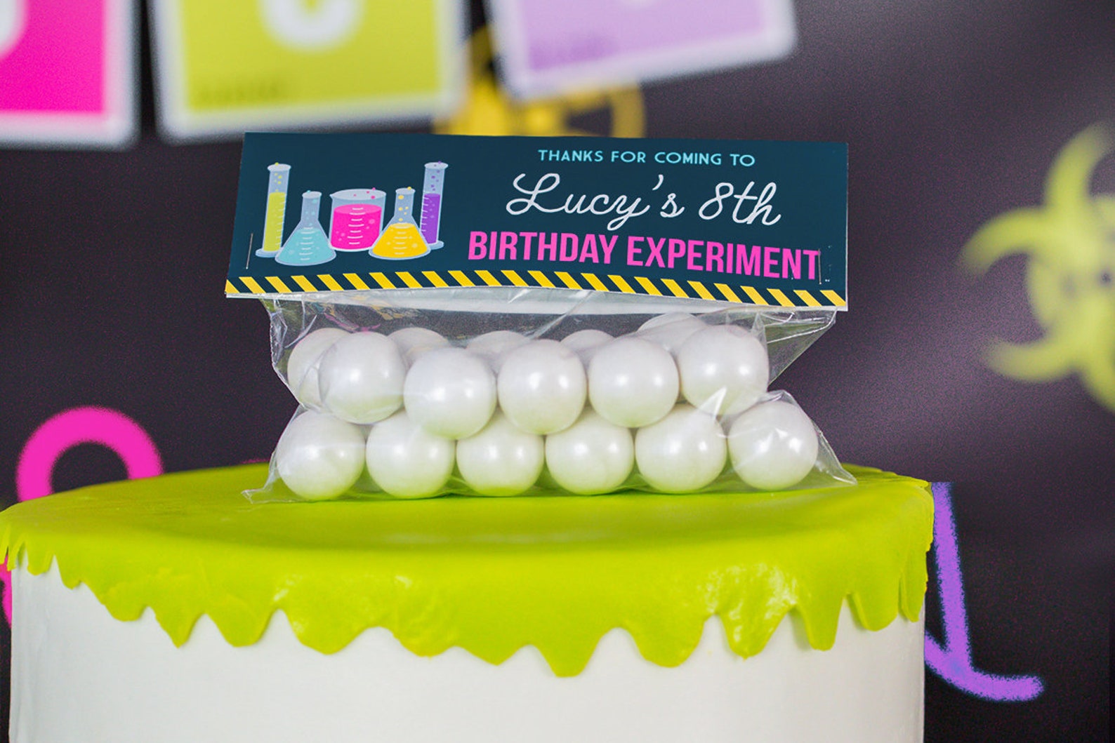 Girls Science Party Decorations Girls Science Birthday Etsy UK