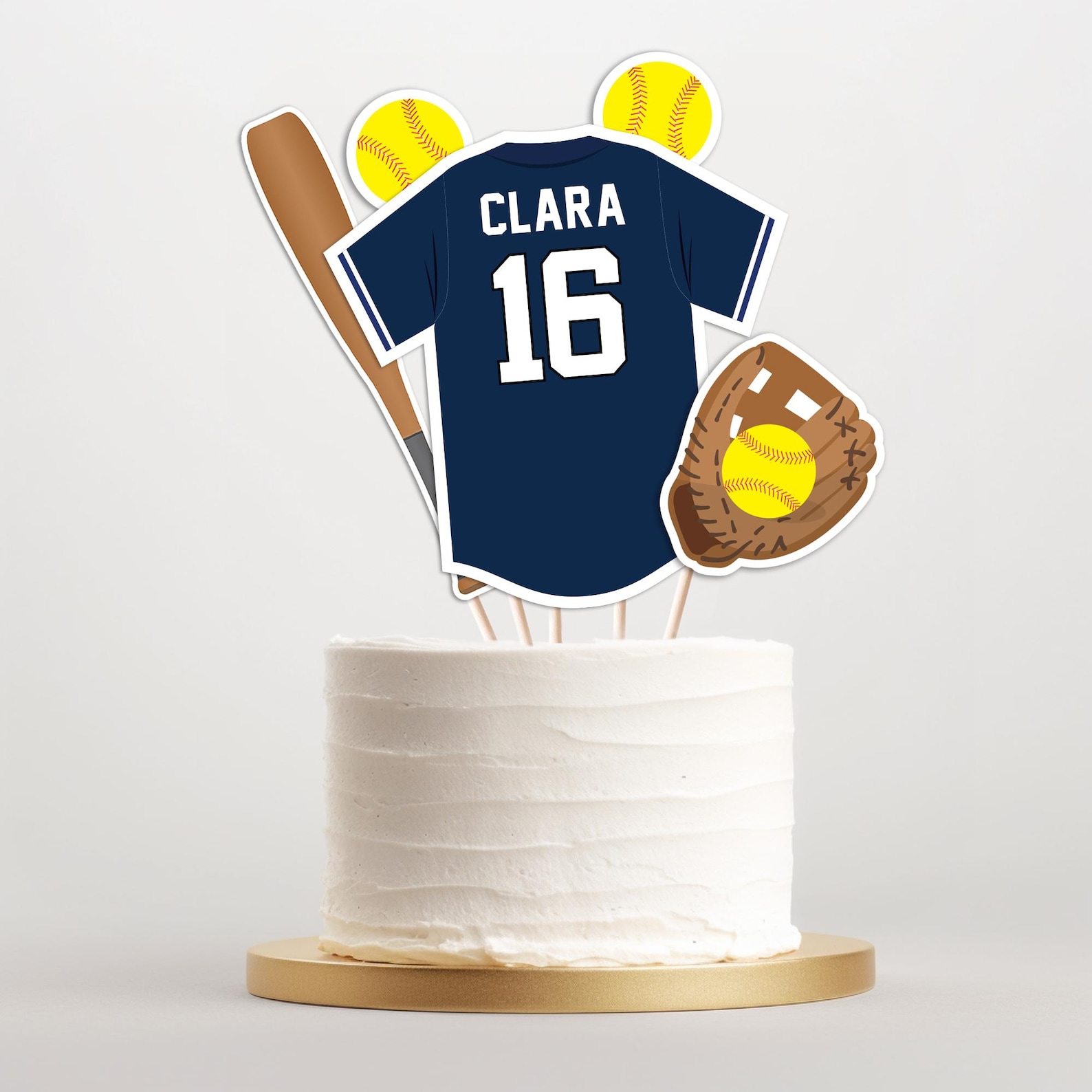 Softball Centerpieces Navy Blue: Printable Graduation Table Decorations ...