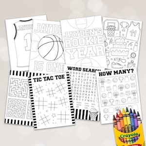 Basketball Party Coloring Pages Basketball Activity Pages Basketball Birthday Party Activities Printable Basketball Party Games