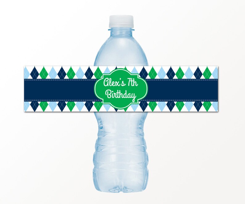 Golf Party Water Labels Printable Golf Drink Labels Etsy