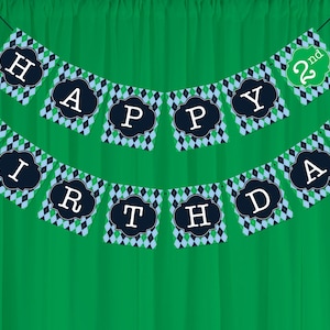 Golf Party Banner - Golf Birthday Banner - Instant Download Golfing ...