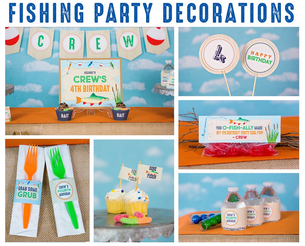 Gone Fishing Party Decorations