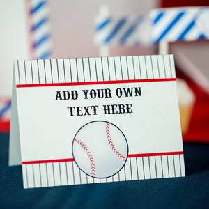 Baseball Party Food Labels INSTANT DOWNLOAD Baseball Food Labels ...