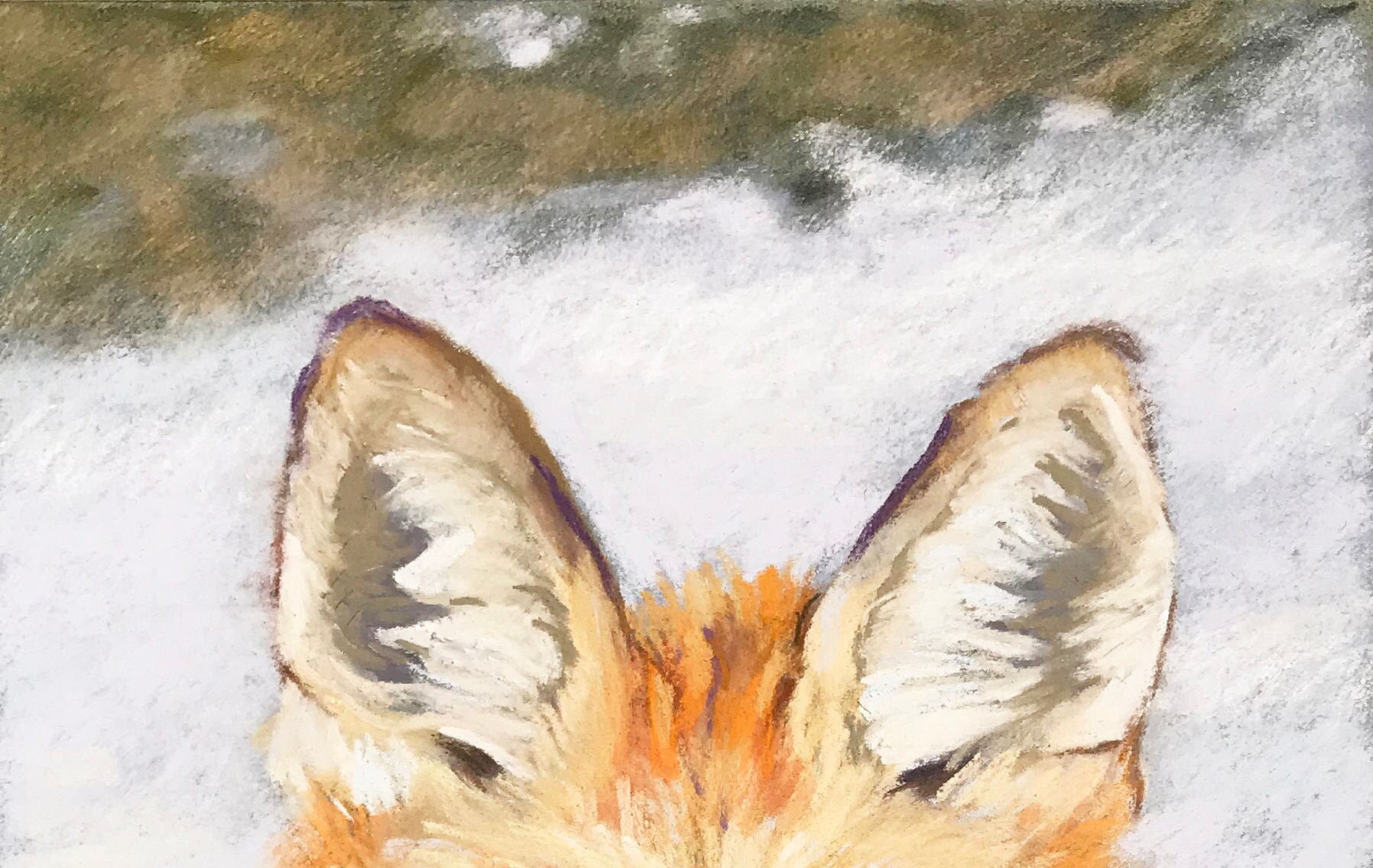 Pintura original del zorro rojo en el arte de la vida | Etsy