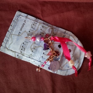 Shabby Chic bag charm