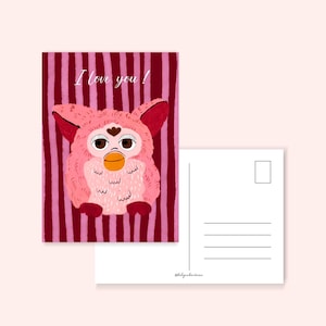 Furby - postal de San Valentín