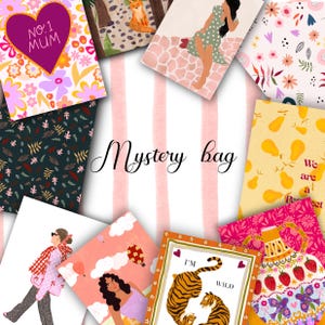 mystery bag - 10 postcards