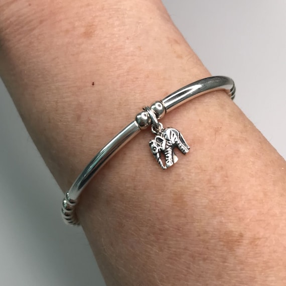 Elephant Family Bracelet | Silver Bracelets | BRC1353 – Silver by Mail
