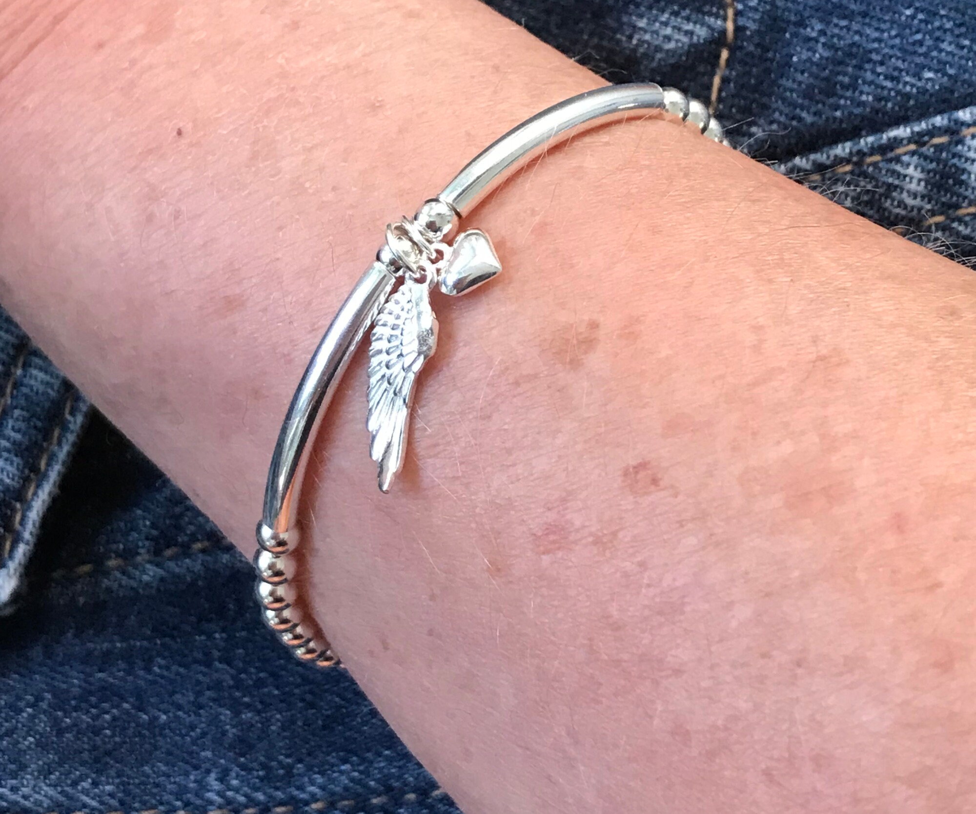 Angel bracelets on sale sterling silver