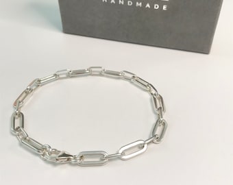 Private Listing for Daniela - Handmade Sterling Silver Paperclip Chain Necklace