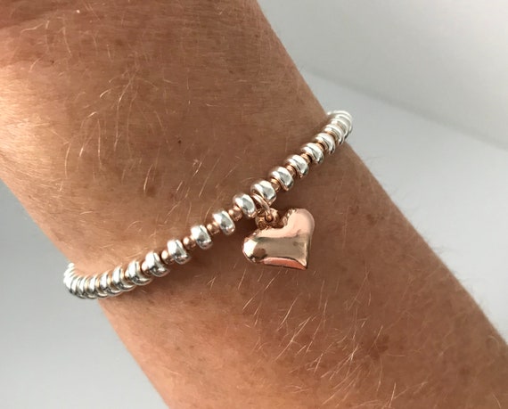 16 silver beads beaded bracelet beads ellegant thin bracelet,women bracelets charms bracelet Silver beads bracelet sterling silver