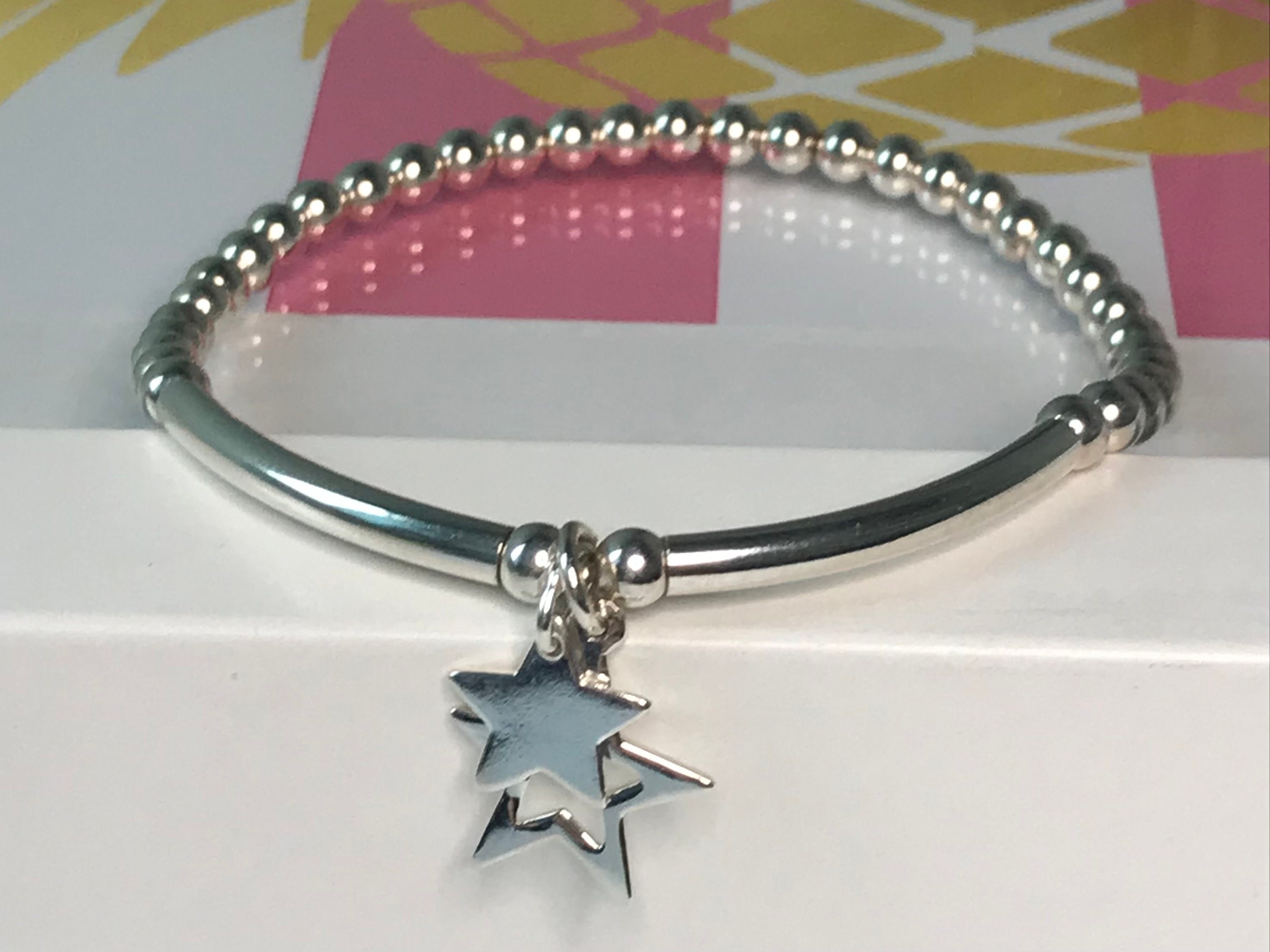 Star bracelet sterling silver Clearance