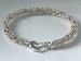 Sterling Silver Bracelets for Women, Silver Multi Link Chain, Charm Bracelet with Heart Clasp, Custom Sizes, UK Handmade Gift for Her 