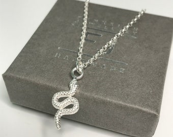 Bracciale Serpente Argento 925 Con Fiore Dimenticami Non Dentro Ciondolo Rotondo | Regalo Mamma Nonna