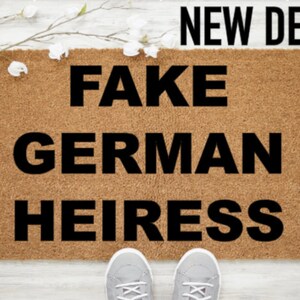 Fake German Heiress Coir Doormat - Inventing Anna Netflix Decor