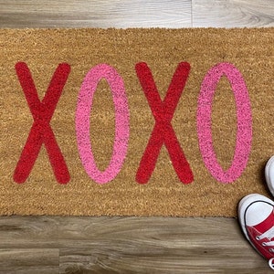 XOXO Doormat, Valentines Day Doormat, Valentines Day Decor, Best Selling Doormat