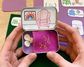 Baby Mouse and Tin Home Pattern