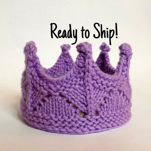 Lace Knit Crown Headband for Dress up and Pretend Play in Etsy