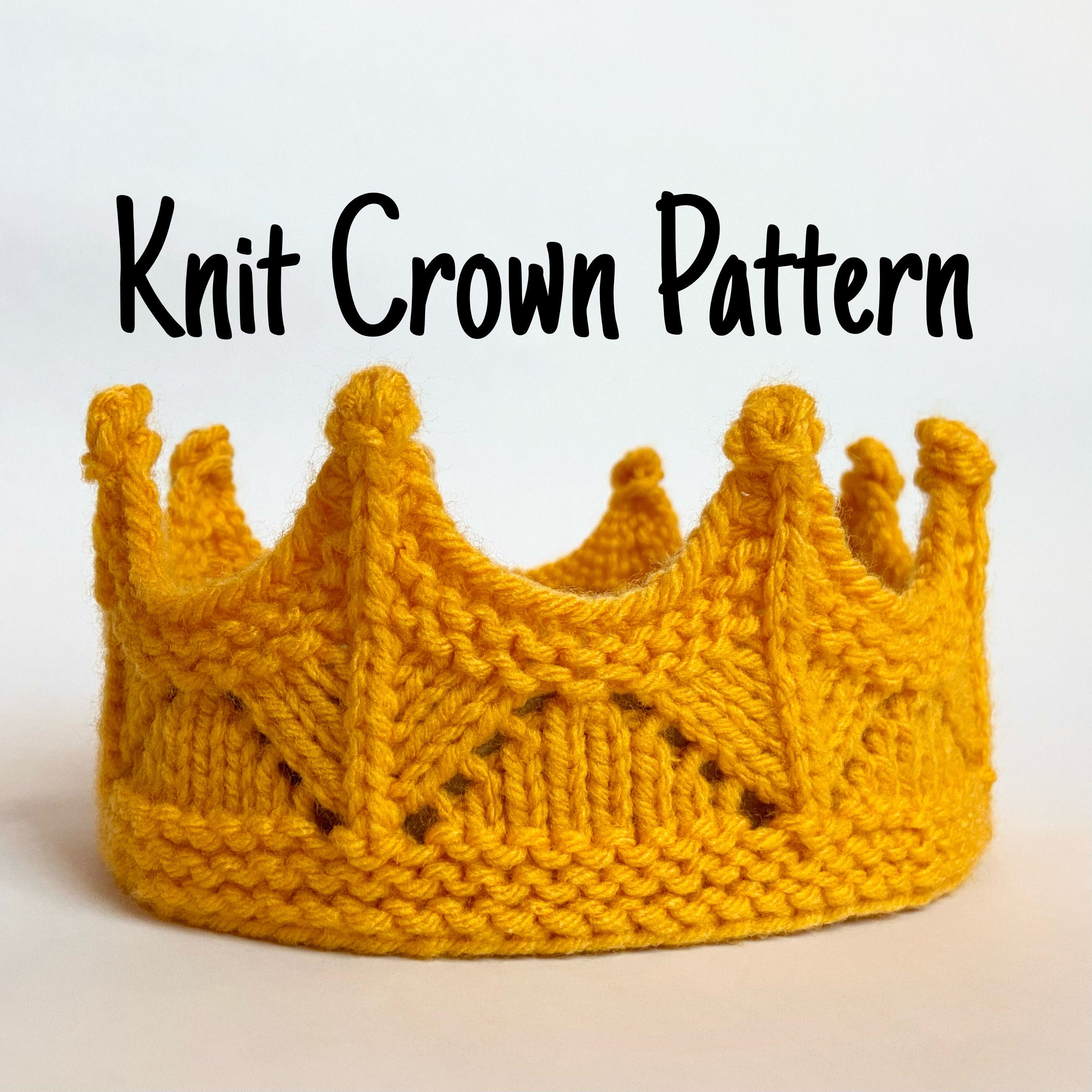 Knit Crown Pattern - Etsy