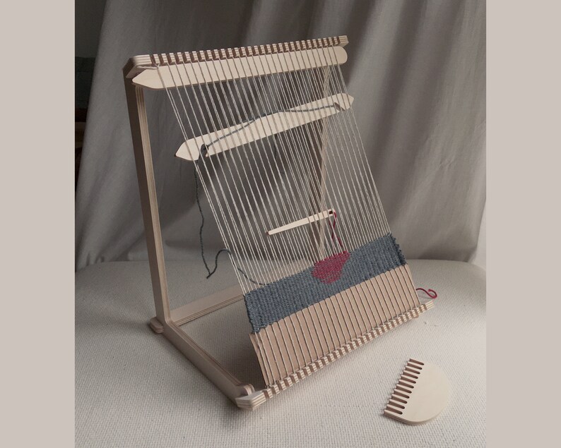 Large Standing Weaving Loom Kit Tapestry Weave Loom Frame Etsy