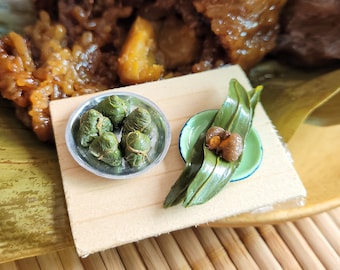 Miniature Zong Zi/Bak Chang/Glutinous Rice Dumpling set