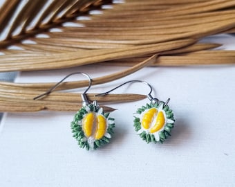 Durian Dangling Earrings