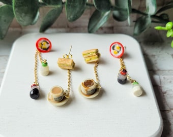 Kaya Butter Toast Set Dangling Earrings