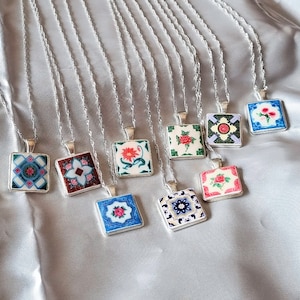 Peranakan Tile Pendant/Necklace