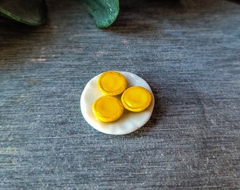 Miniature Dim Sum - Egg Tarts (can be converted to magnet)