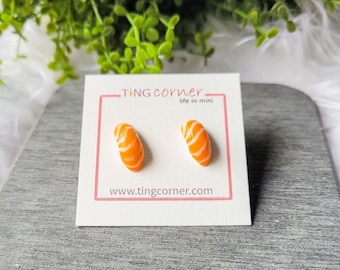 Salmon/Sake Sushi Earring Studs