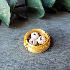 Miniature Dim Sum -Char Siu Bao (can be converted to magnet)