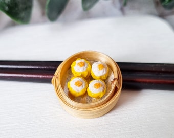 Miniature Dim Sum char Siu Bao can Be Converted to Magnet - Etsy