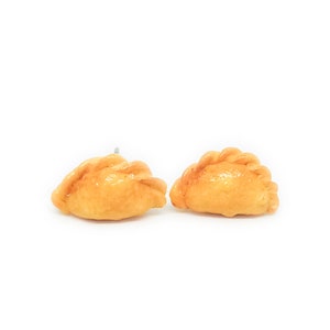 Curry Puff Earring Studs