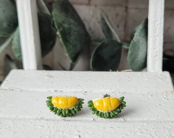 Durian Earring Studs