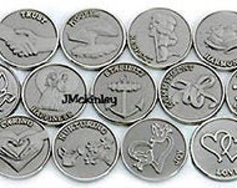 Small Unity Coins - Silver Wedding Arras Coins