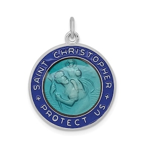 Sterling Silver St. Christopher Medal