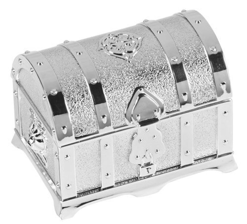 Elegant Silver Treasure Chest Arras Box Sold With or Without Etsy