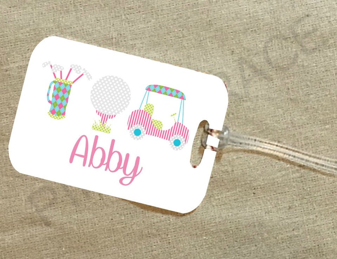 Golf Luggage Tags, Golf Bag Tag, Golf Gift Ideas, Golf Gift, Golf Bag