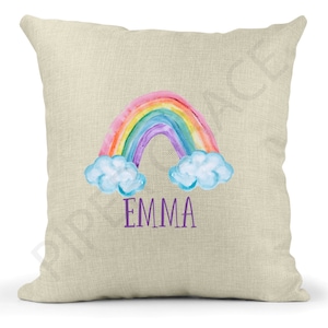 Rainbow Pillow, Rainbow Pillow Cover, Rainbow Decor, Rainbow Decorations, Rainbow Decor for Kids Room