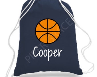 Basketball Drawstring Bag, Basketball Bag, Basketball Backpack, Basketball Coach Gift Ideas, Basketball Gift Ideas, Basketball Gifts