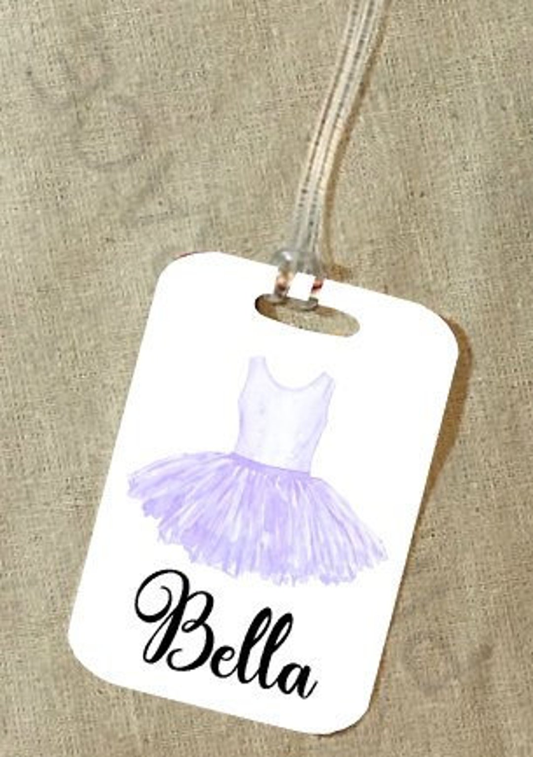 Ballet Luggage Tag, Ballet Bag Tag, Dance Luggage Tag, Dance Bag Tag, Ballet Accessories, Ballet