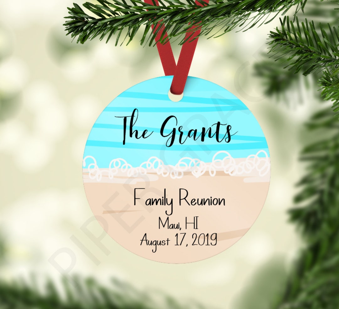 Family Reunion Ornament, Family Reunion Favors, Family Reunion Gift