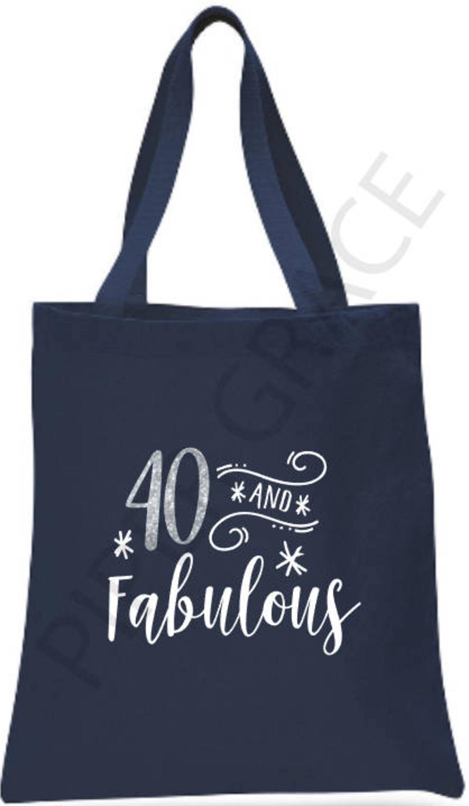 40th Birthday Tote Bag 40th Birthday 40th Birthday Gift Etsy
