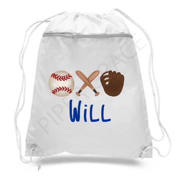 baseball drawstring bags