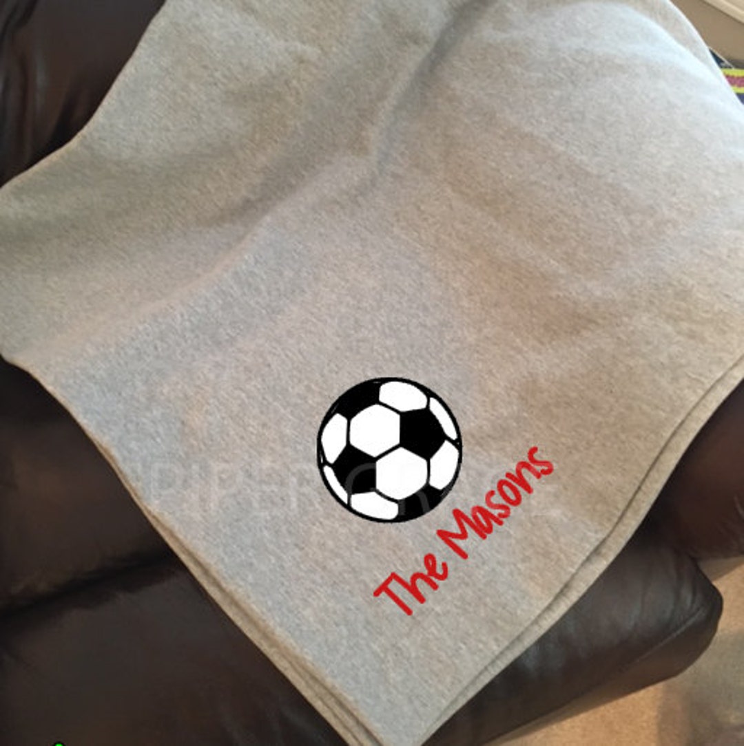 Soccer Blanket, Soccer Gifts, Soccer Coach Gift Ideas, Soccer Gift