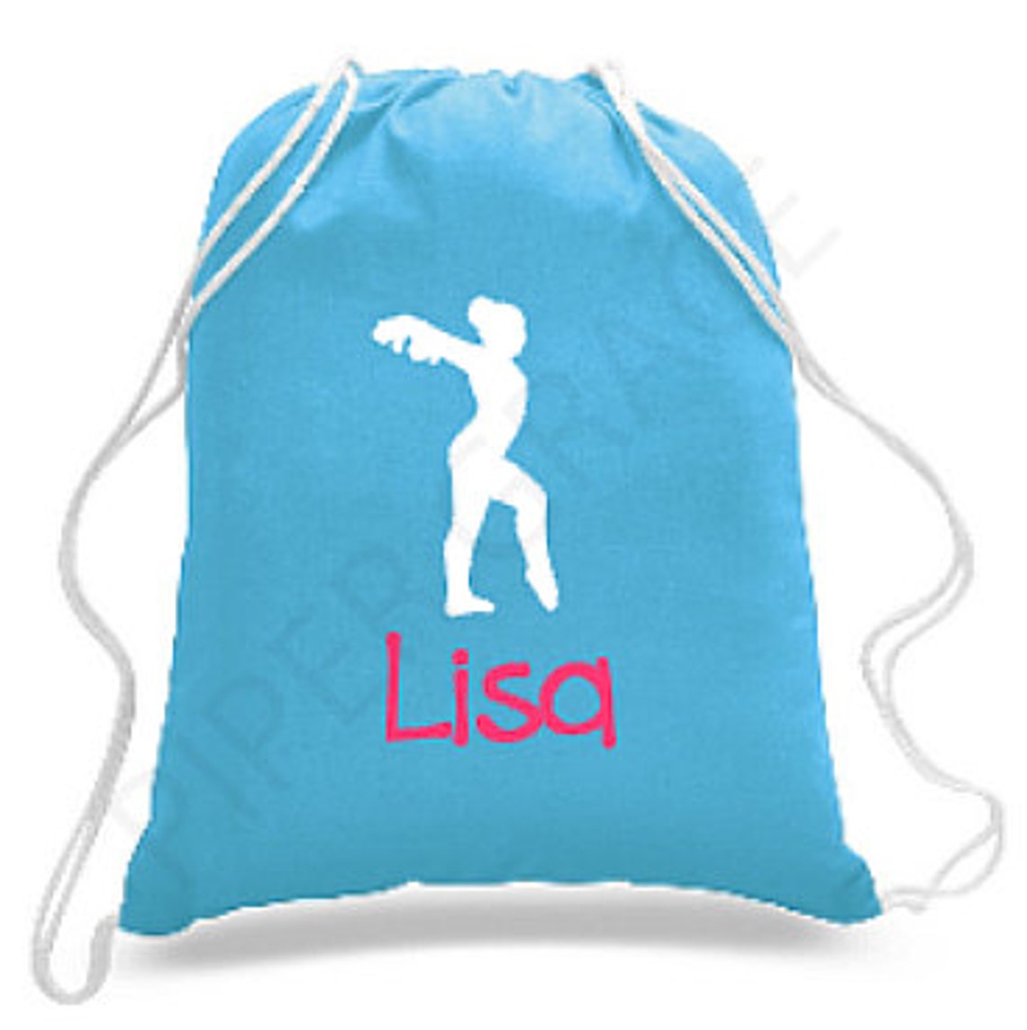 Gymnastics Drawstring Bag Gymnastics Bag Personalized Etsy