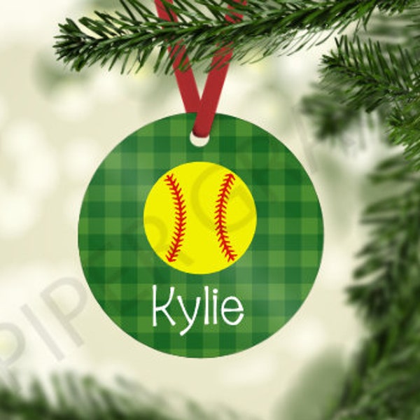 Softball Christmas Etsy
