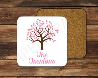 Valentine Coasters, Love Coasters, Valentines Day Decor, Valentine Home Decor, Wedding Gift Ideas, Anniversary Gift Ideas